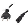 Lanberg CA-C7CA-11CC-0018-BK Cable de alimentación CEE 7/16 a IEC 320 C7, 1,8 m